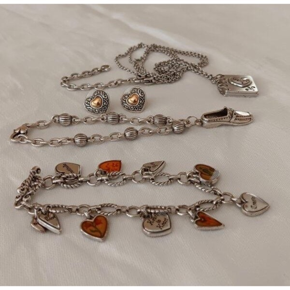 Lot of Brighton Costume Jewelry Vintage to New Necklace Bracelets Earrings